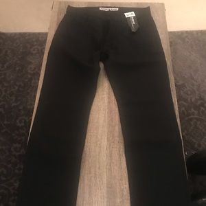 Express Black Slim Fit Rocco Straight Leg jeans